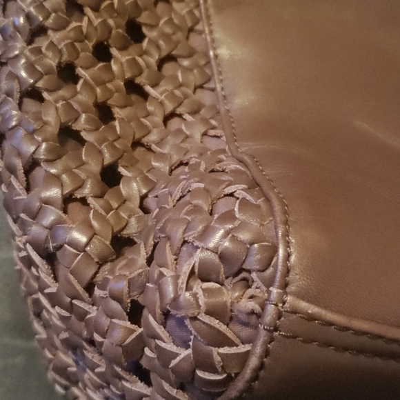 Genuine Brown  Leather Hobo Bag - Picture 8 of 13